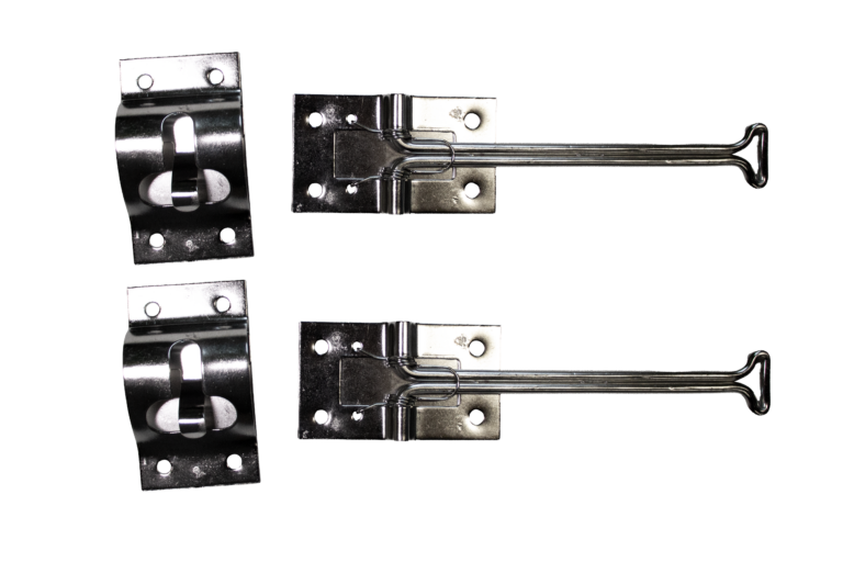 Heavy Duty 6" Door Holdback Latch — 2 Pack