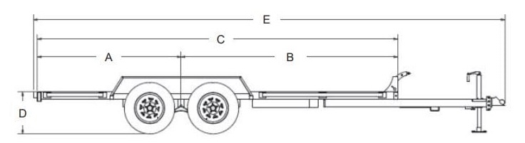 Car Hauler Line Drawing
